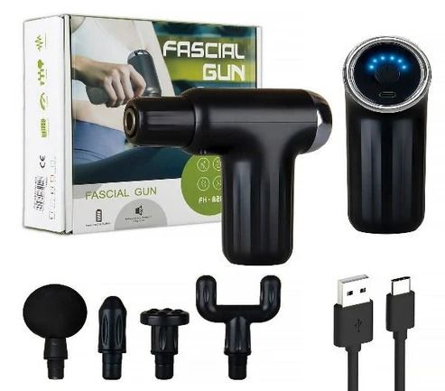 Muscle Massage Gun with 4 Heads FH-820 مسدس تدليك العضلات مع 4 رؤوس موديل FH-820