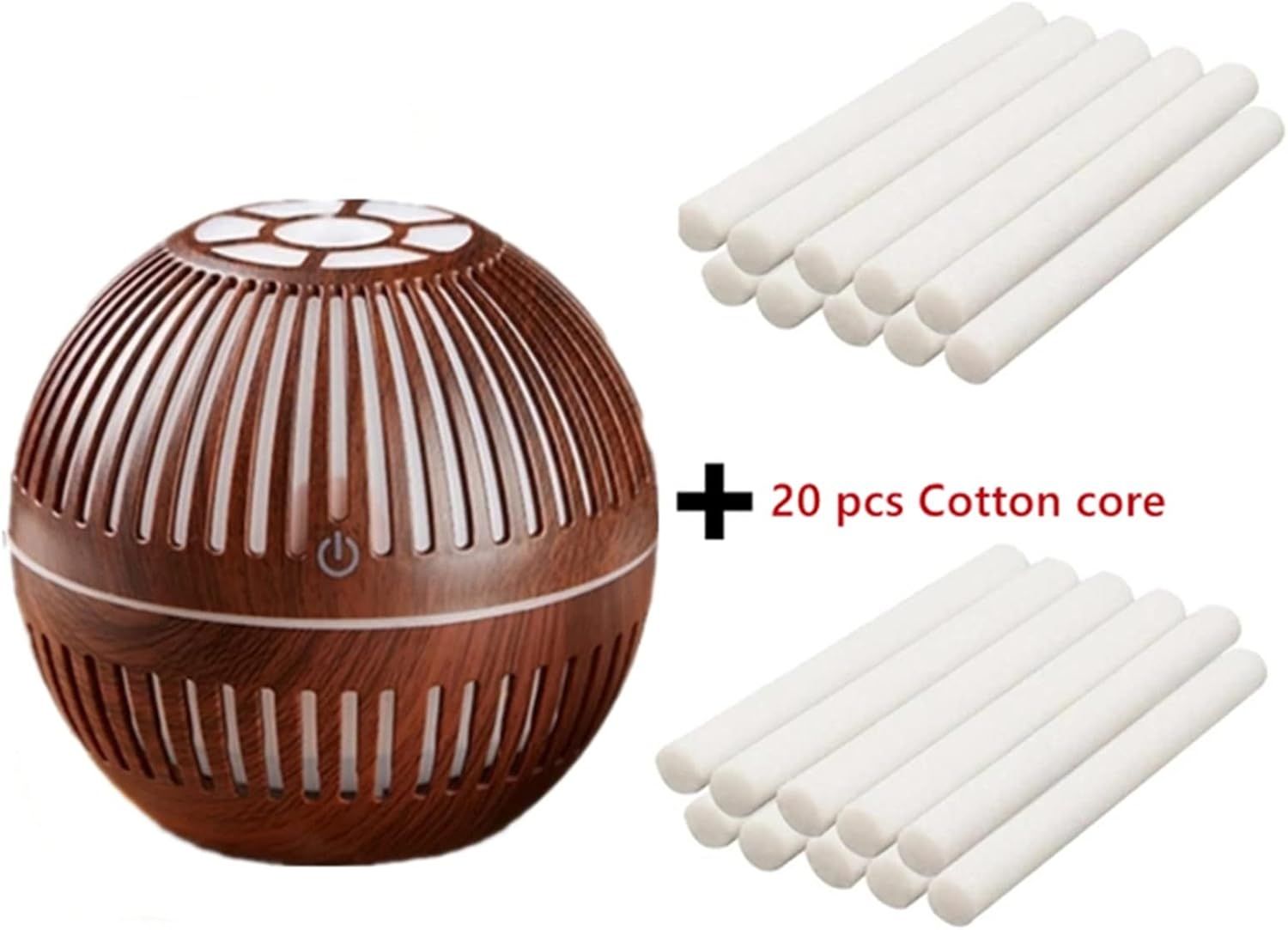 Wtrtr 150ml Ultrasonic Essential Oil Diffuser 7 Color Light